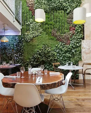绿植主题餐厅装修效果图
