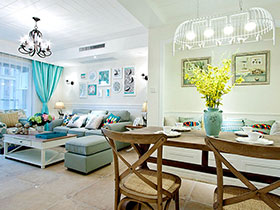 完美的色彩搭配  让人惊艳的美式三居室设计