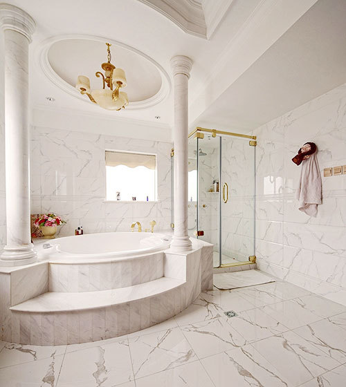 豪华大气美式卫生间浴缸效果图6/6