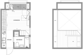 22平米超小公寓平面布置图
