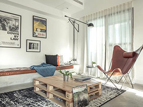 100平loft公寓旧房改造装修 法式慵懒生活