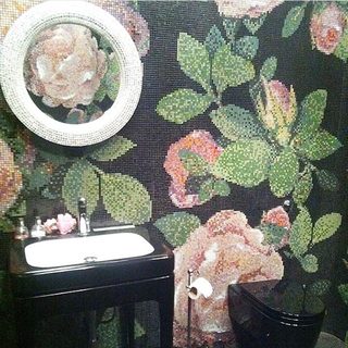 浴室背景墙装修装饰图片