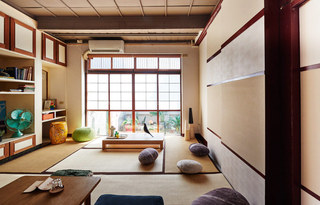 复古日式和风 榻榻米休闲室效果图