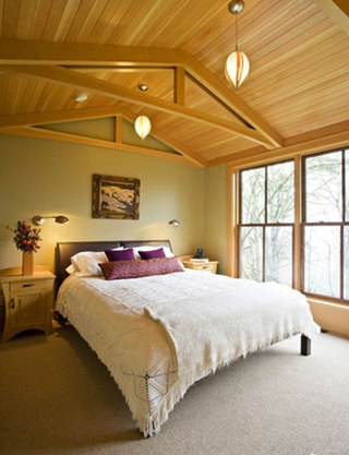 卧室木质吊顶装修效果图