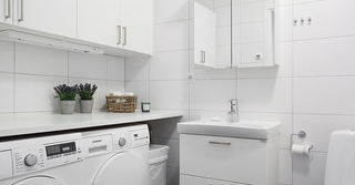 北欧风格三居室洗衣房装潢图