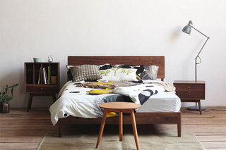 日式风格卧室床图片
