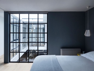 温馨简洁工业风 复式卧室效果图