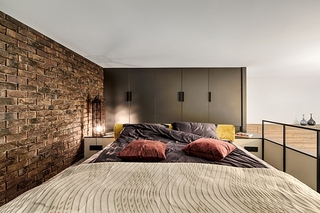 超时尚的LOFT装修 温馨的小户型空间卧室设计