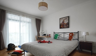 舒适简单北欧风格装修 看似随意实则精致卧室效果图