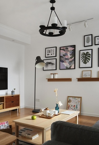 舒适简单北欧风格装修 看似随意实则精致简洁客厅设计