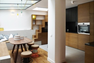 创意loft风格 客餐厅一体设计