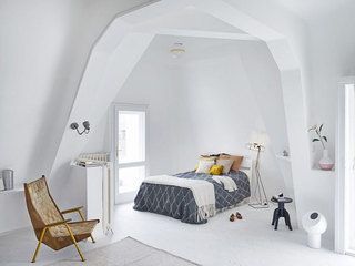 120㎡北欧风复式卧室装修图