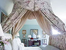 10个唯美卧室床幔装饰图片 浪漫点睛之笔