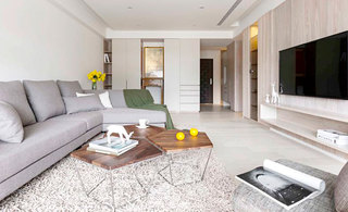 舒适日式公寓客厅装饰设计