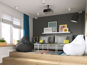 32平一居室小户型装修图 紧凑运用空间