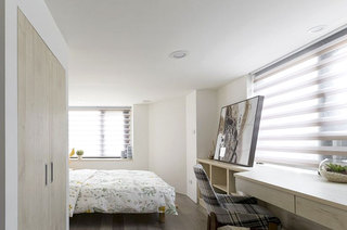 68平北欧风格公寓卧室梳妆台设计