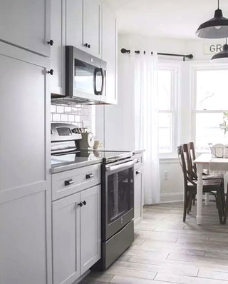 经典灰色厨房装饰图片