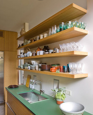 厨房实用木质碗架设计