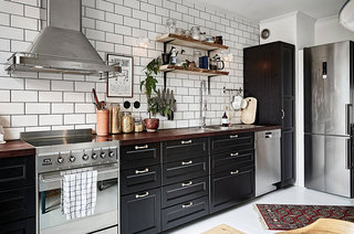 70平北欧风格公寓厨房瓷砖图片