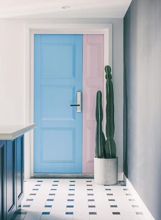 北欧风格厨房门设计图片