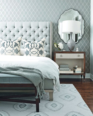 美式风格卧室地毯图片