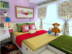 儿童室内装修效果图大全 轻松打造健康舒适儿童卧室