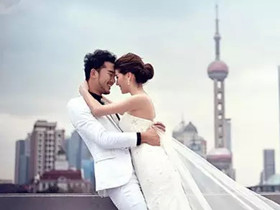 上海拍婚纱照大概多少钱_上海公园新娘拍婚纱照