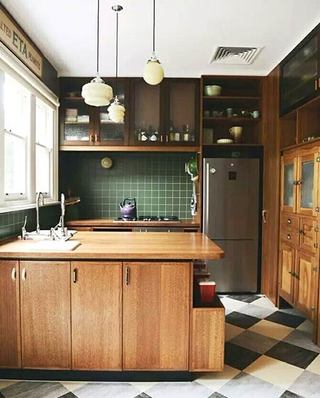 木质装修整体厨房设计