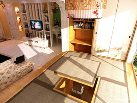 榻榻米客厅装修效果图大全 客厅榻榻米代替沙发设计案例