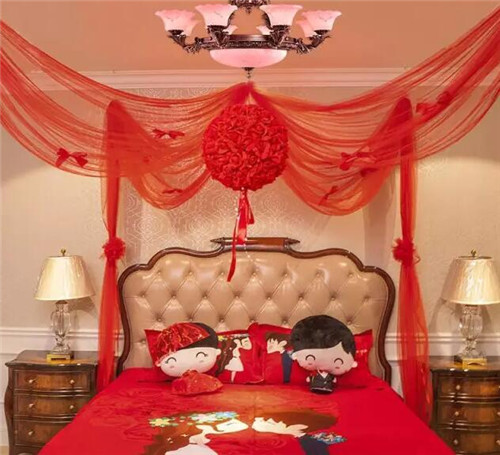 婚房卧室装修效果图 爱她就给她一个浪漫温馨的家