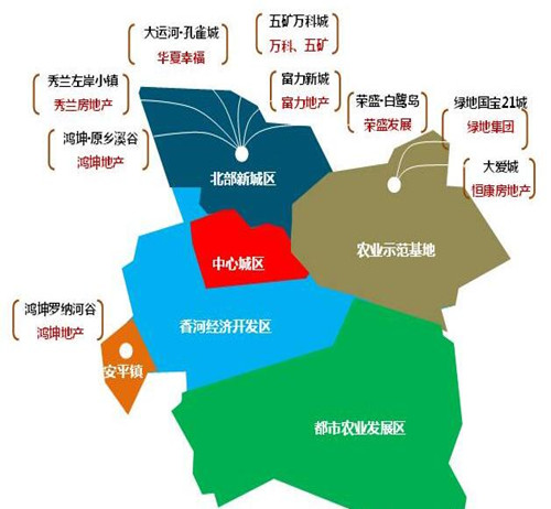 燕郊地图 香河图片