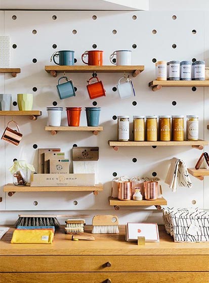 厨房洞洞板收纳图