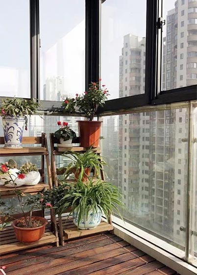 ,阳台,封闭阳台,阳台花园