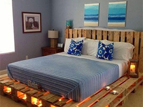 睡到飞起来  10个卧室木板床设计平面图
