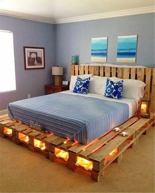 diy卧室床架设计图片
