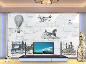 电视墙墙纸效果图 风格多样的电视墙墙纸
