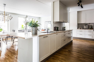 北欧风格二居室开放式厨房装修