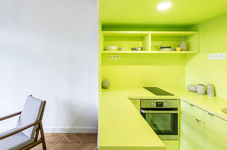 110平单身公寓改造开放式厨房装修