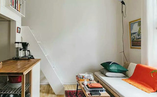 20平单身公寓装修客厅沙发图片
