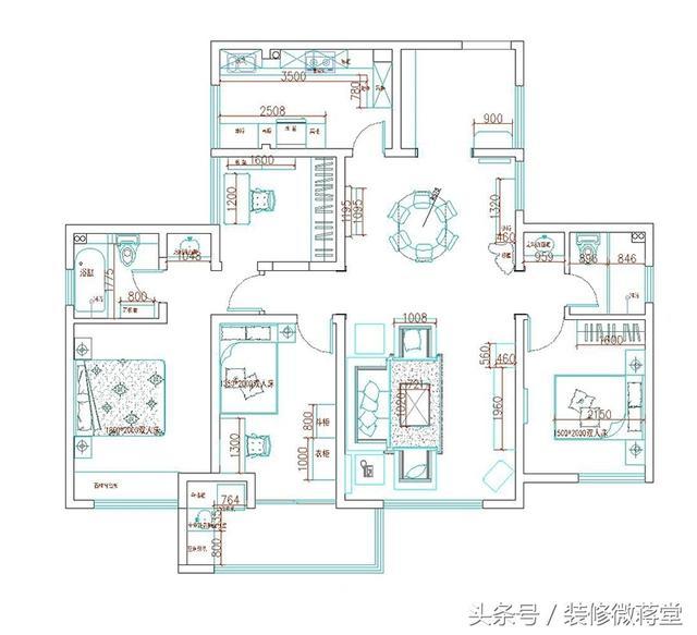 140平方美式乡村风格，营造不一样的爱，给你特别的温馨