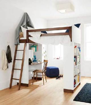 卧室高架床设计构造图