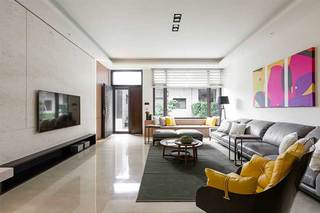 现代风格两居室装修装饰效果图