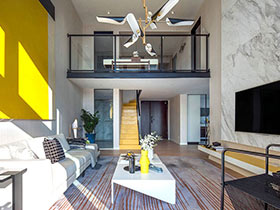 现代简约风格公寓样板房装修 游走的色彩