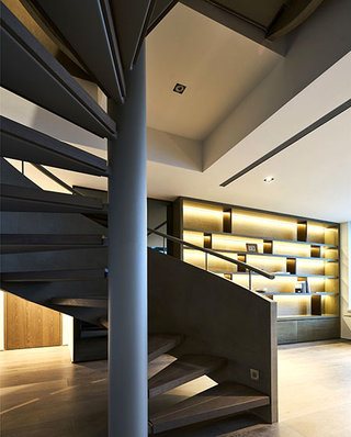 简约风格复式楼楼梯装修设计