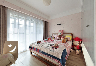 120平北欧风格装修复式美家儿童房效果图