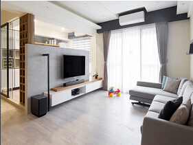 70平两居室北欧风格装修效果图 清新简洁
