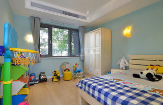 100平北欧风格两居室装修效果图儿童房图片