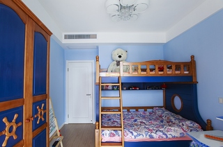 现代简约风格两居室装修儿童房效果图