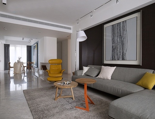 现代简约风格三居室沙发背景墙图片