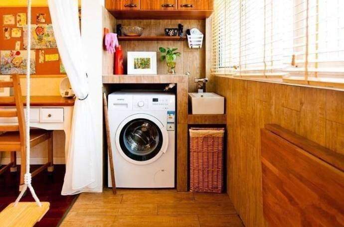 你家洗衣机怎么放？